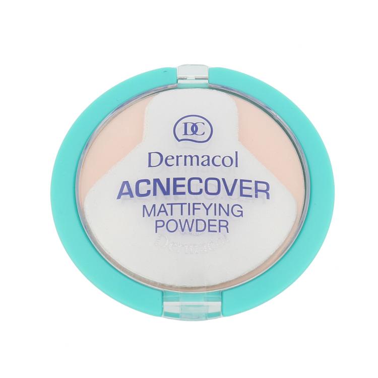 Dermacol Acnecover Mattifying Powder Pudr pro ženy 11 g Odstín Porcelain