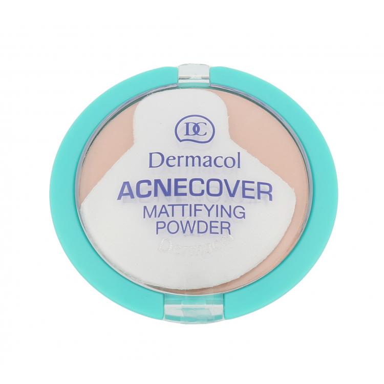 Dermacol Acnecover Mattifying Powder Pudr pro ženy 11 g Odstín Shell