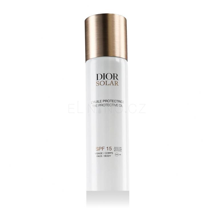 Dior Solar The Protective Face and Body Oil SPF15 Opalovací přípravek na tělo pro ženy 125 ml