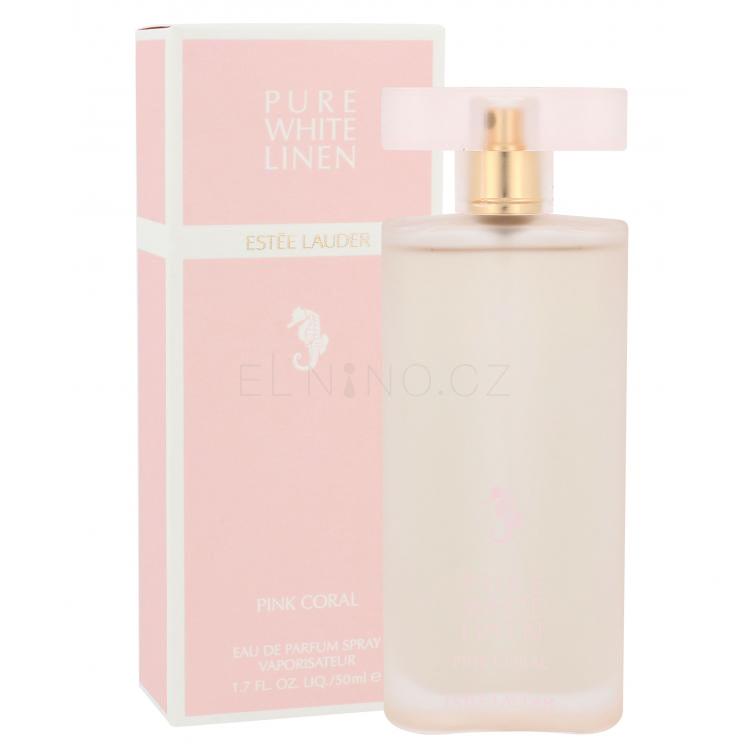 Estée Lauder Pure White Linen Pink Coral Parfémovaná voda pro ženy 50 ml