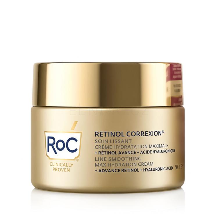 RoC Retinol Correxion Line Smoothing Max Hydration Cream Denní pleťový krém pro ženy 50 ml