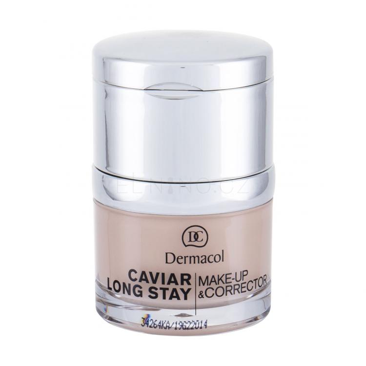 Dermacol Caviar Long Stay Make-Up &amp; Corrector Make-up pro ženy 30 ml Odstín 1 Pale