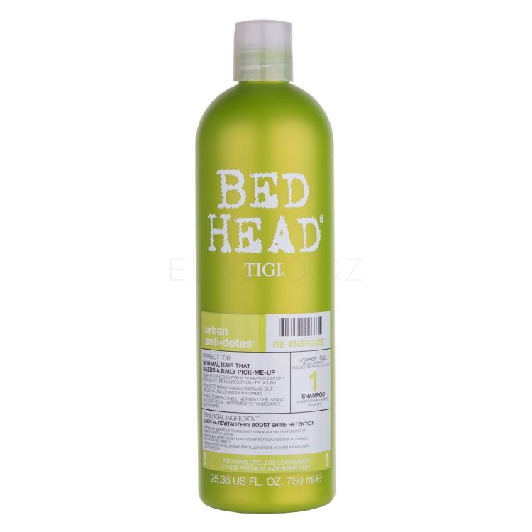 Tigi Bed Head Re-Energize Šampon pro ženy 750 ml