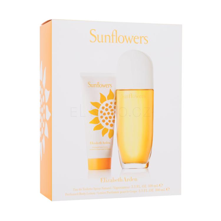 Elizabeth Arden Sunflowers Dárková kazeta toaletní voda 100 ml + tělové mléko 100 ml
