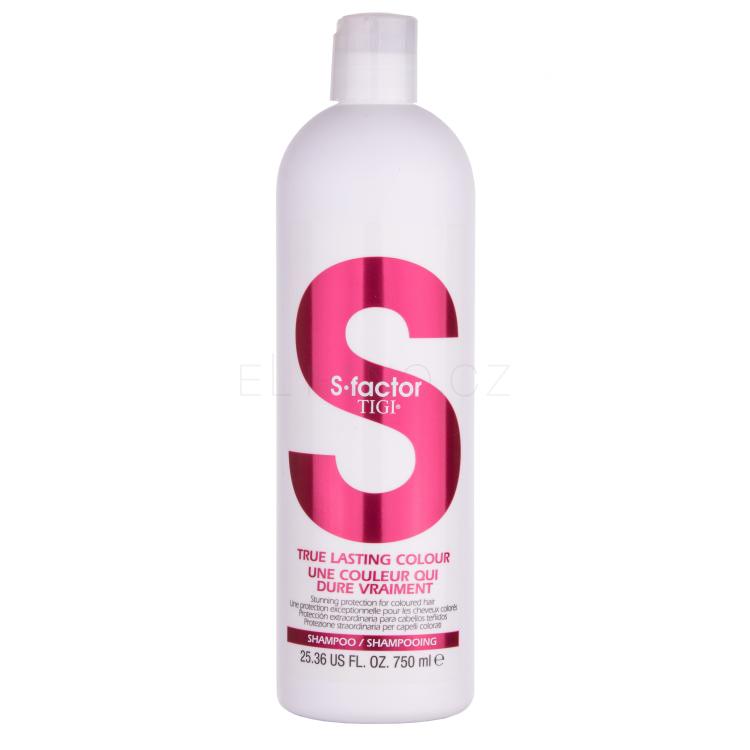 Tigi S Factor True Lasting Colour Šampon pro ženy 750 ml