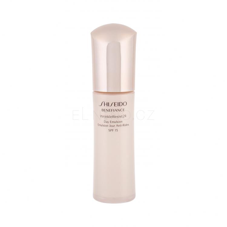 Shiseido Benefiance Wrinkle Resist 24 Day Emulsion SPF15 Pleťový gel pro ženy 75 ml