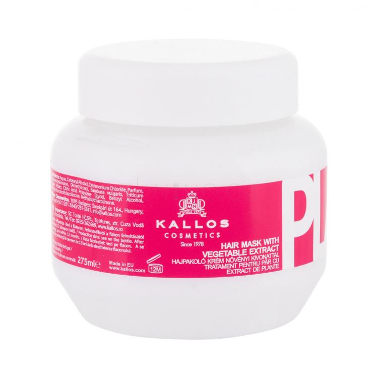 Kallos Cosmetics Placenta Maska na vlasy pro ženy 275 ml