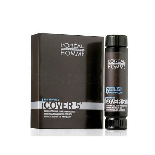 L&#039;Oréal Professionnel Homme Cover 5´ Barva na vlasy pro muže 3x50 ml Odstín 2 Brown