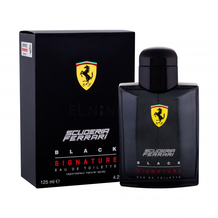 Ferrari Scuderia Ferrari Black Signature Toaletní voda pro muže 125 ml
