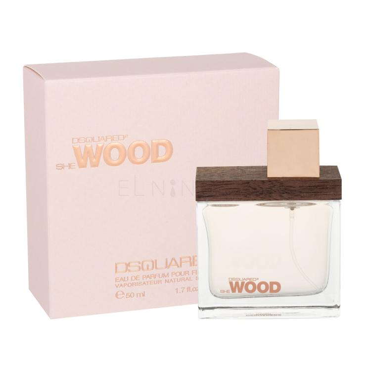 Dsquared2 She Wood Parfémovaná voda pro ženy 50 ml poškozená krabička