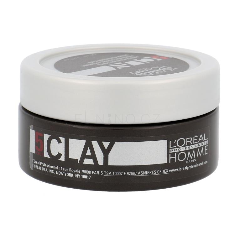 L&#039;Oréal Professionnel Homme Clay Pro definici a tvar vlasů pro muže 50 ml