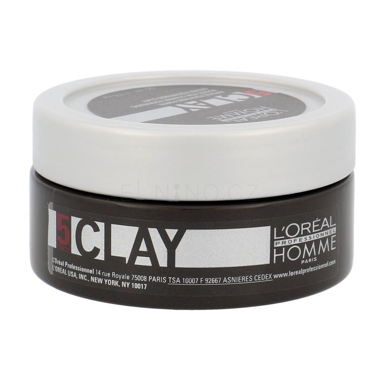 L'Oréal Professionnel Homme Clay Pro definici a tvar vlasů pro muže 50 ml
