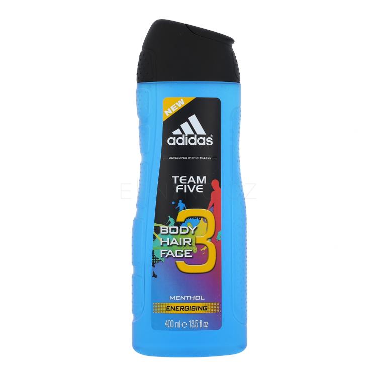 Adidas Team Five 3in1 Sprchový gel pro muže 400 ml