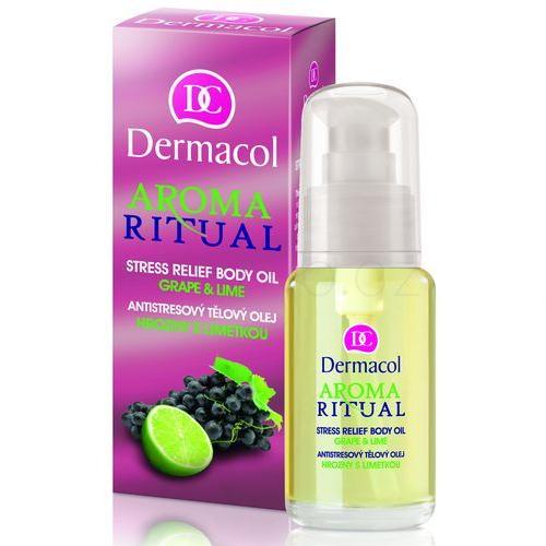 Dermacol Aroma Ritual Stress Relief Body Oil Grape &amp; Lime Masážní přípravek pro ženy 50 ml