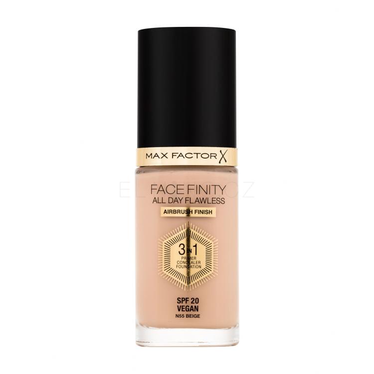 Max Factor Facefinity All Day Flawless SPF20 Make-up pro ženy 30 ml Odstín N55 Beige