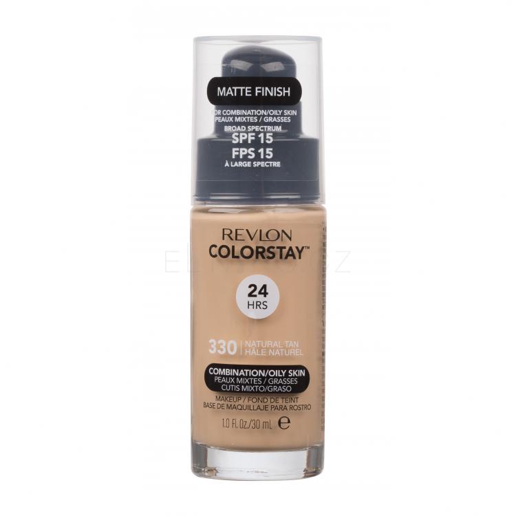 Revlon Colorstay Combination Oily Skin SPF15 Make-up pro ženy 30 ml Odstín 330 Natural Tan