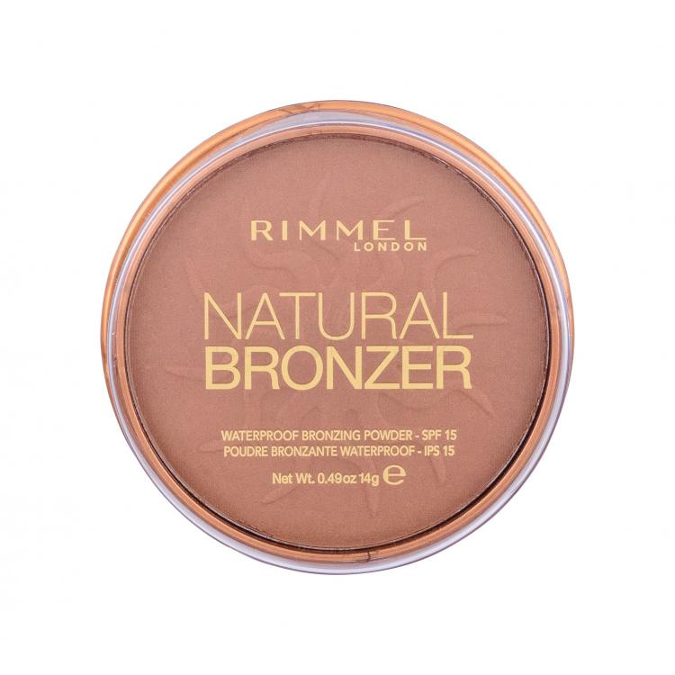 Rimmel London Natural Bronzer SPF15 Bronzer pro ženy 14 g Odstín 026 Sun Kissed