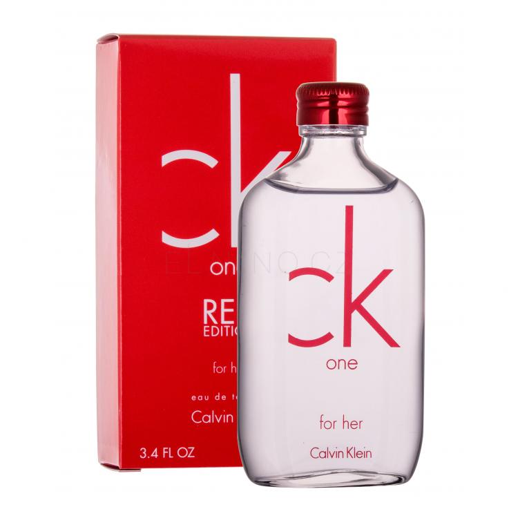 Calvin Klein CK One Red Edition For Her Toaletní voda pro ženy 100 ml