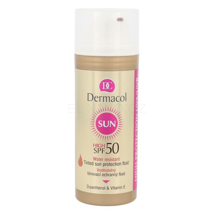 Dermacol Sun SPF50 Opalovací přípravek na obličej pro ženy 50 ml