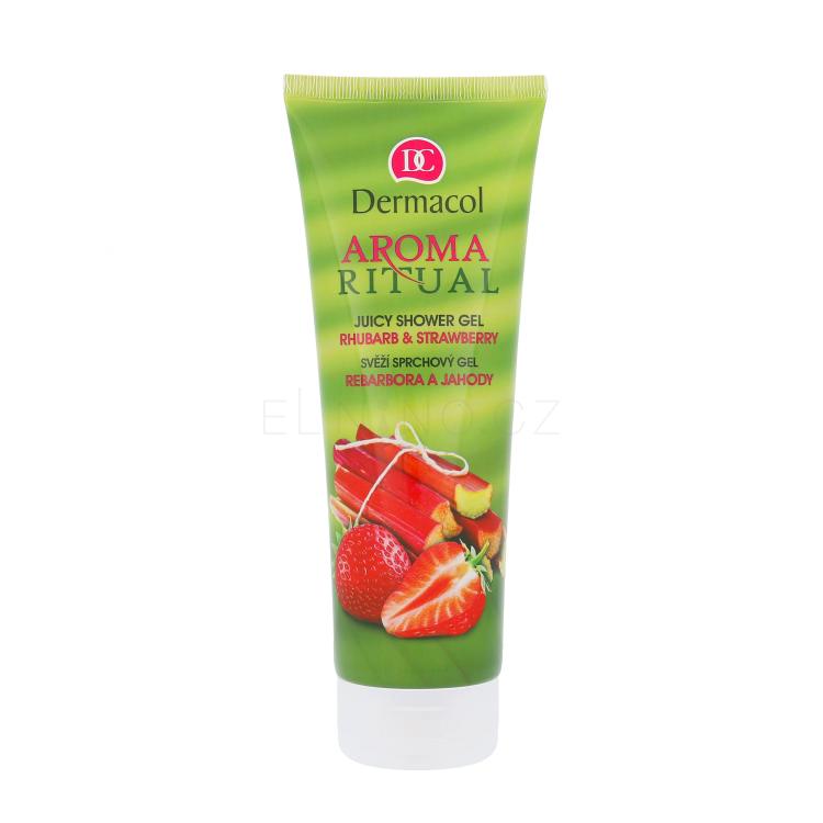 Dermacol Aroma Ritual Rhubarb &amp; Strawberry Sprchový gel pro ženy 250 ml