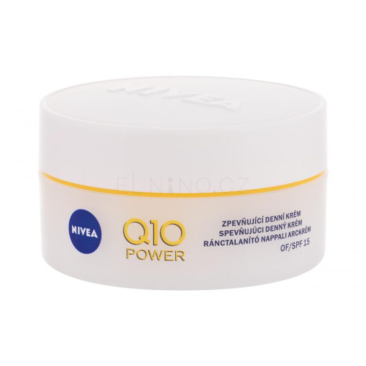 Nivea Q10 Power Anti-Wrinkle + Firming SPF15 Denní pleťový krém pro ženy 50 ml
