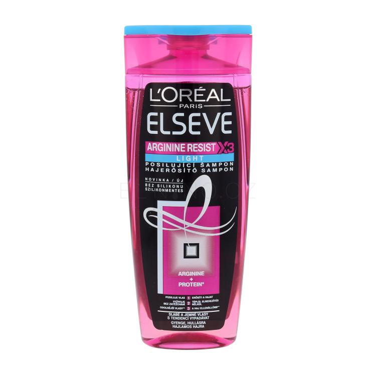 L&#039;Oréal Paris Elseve Arginine Resist X3 Light Shampoo Šampon pro ženy 250 ml