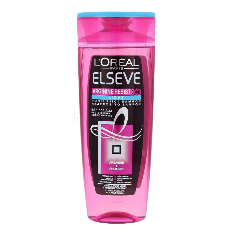 L&#039;Oréal Paris Elseve Arginine Resist X3 Light Shampoo Šampon pro ženy 400 ml
