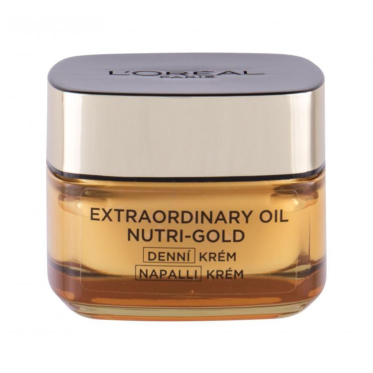 L&#039;Oréal Paris Nutri Gold Extraordinary Denní pleťový krém pro ženy 50 ml