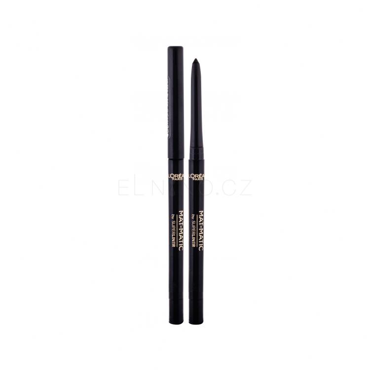 L&#039;Oréal Paris Super Liner Mat-MATIC Tužka na oči pro ženy 5 g Odstín Ultra Black
