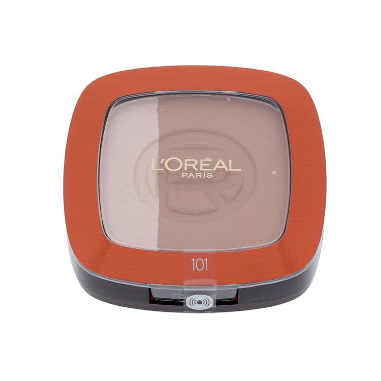 L&#039;Oréal Paris Glam Bronze Pudr pro ženy 9 g Odstín 101