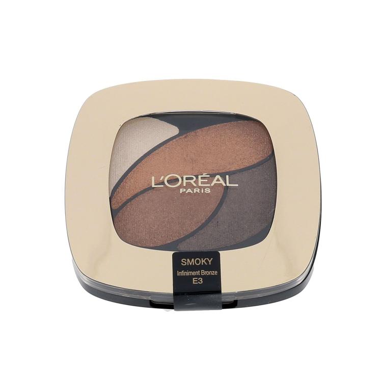 L&#039;Oréal Paris Color Riche Quad Eye Shadows Oční stín pro ženy 2,5 g Odstín E3 Infiniment Bronze