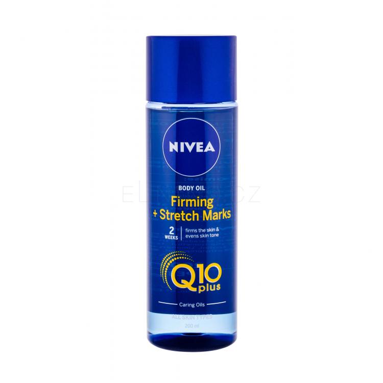 Nivea Q10 Plus Firming + Stretch Marks Tělový olej pro ženy 200 ml