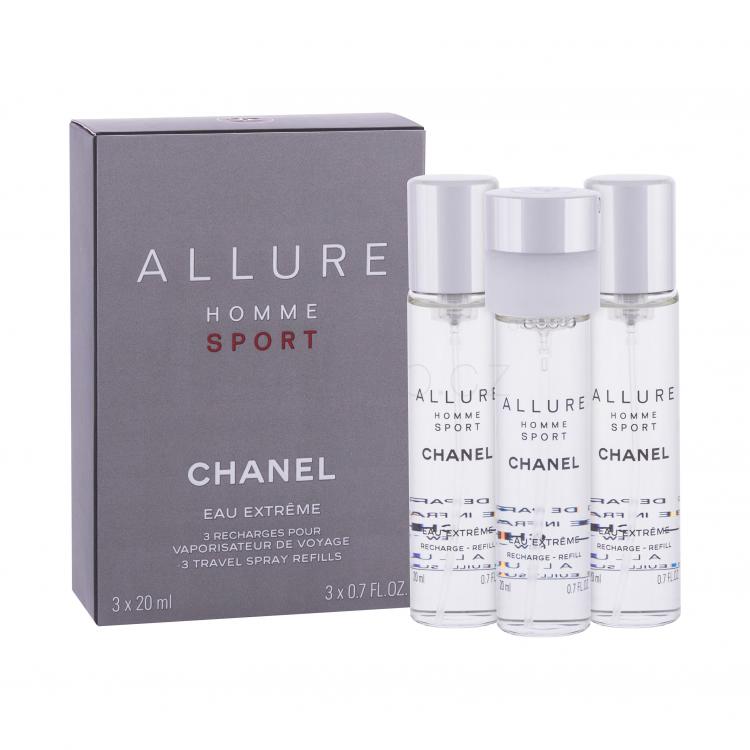 Chanel Allure Homme Sport Eau Extreme Toaletní voda pro muže Náplň 3x20 ml