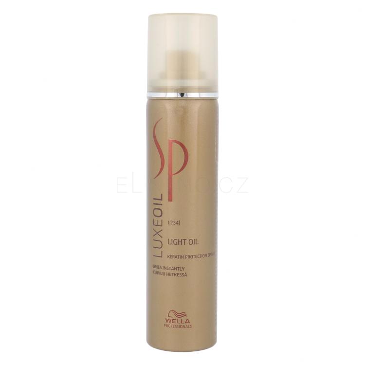 Wella Professionals SP Luxeoil Keratin Protection Light Oil Spray Pro lesk vlasů pro ženy 75 ml
