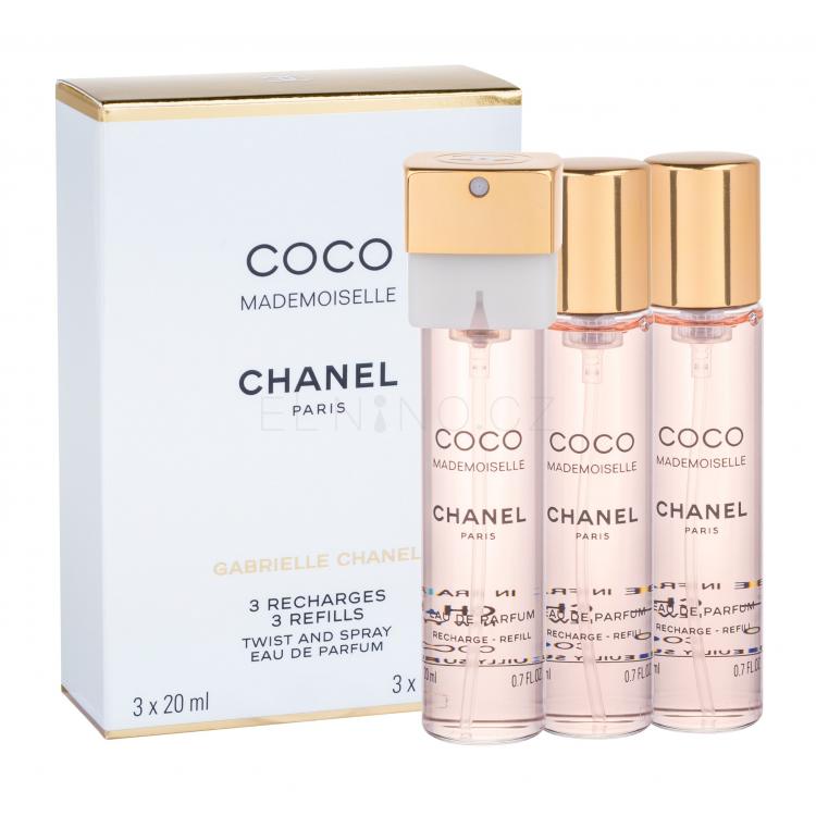 Chanel Coco Mademoiselle Parfémovaná voda pro ženy Náplň 3x20 ml poškozená krabička