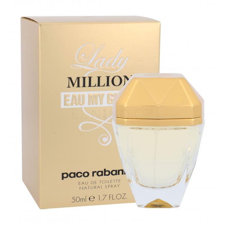 Paco Rabanne Lady Million Eau My Gold! Toaletní voda pro ženy 50 ml