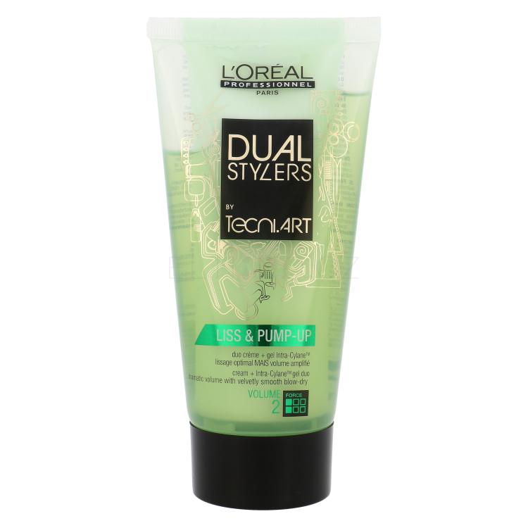 L&#039;Oréal Professionnel Dual Stylers Liss &amp; Pump-Up Gel na vlasy pro ženy 150 ml