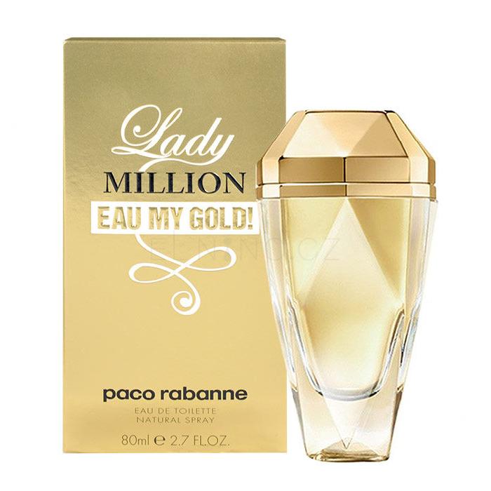 Paco Rabanne Lady Million Eau My Gold! Toaletní voda pro ženy 30 ml poškozená krabička