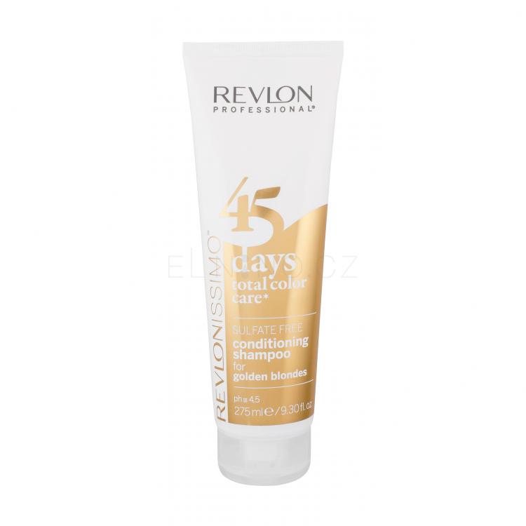 Revlon Professional Revlonissimo 45 Days 2in1 For Golden Blondes Šampon pro ženy 275 ml