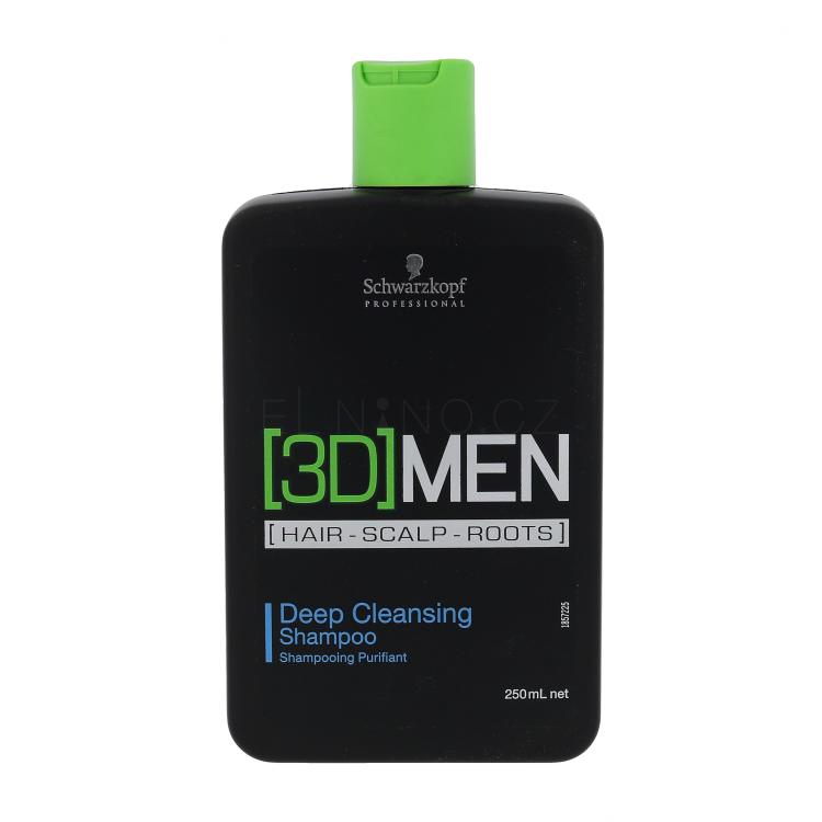 Schwarzkopf Professional 3DMEN Deep Cleansing Shampoo Šampon pro muže 250 ml