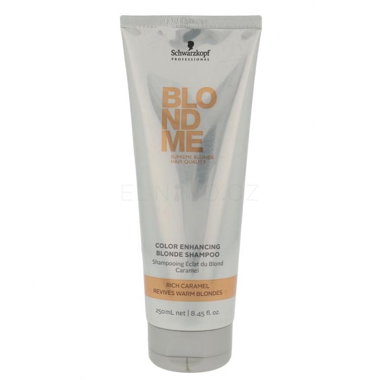 Schwarzkopf Professional Blond Me Color Enhancing Blonde Caramel Shampoo Šampon pro ženy 250 ml