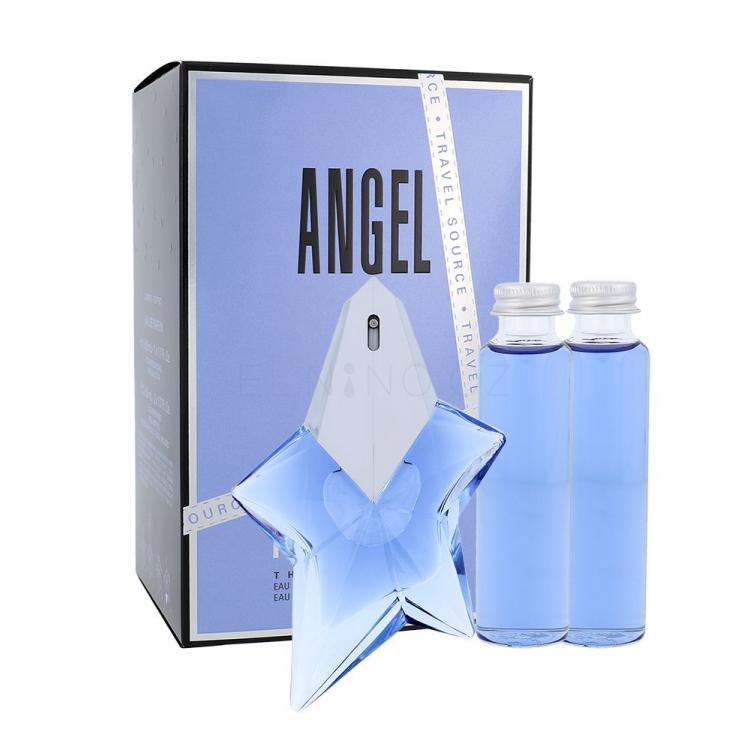 Thierry Mugler Angel Dárková kazeta parfémovaná voda 50 ml + parfémovaná voda Eco-náplň bez rozprašovače 2 x 50 ml Plnitelný