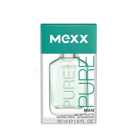 Mexx Pure Man Toaletní voda pro muže 50 ml poškozená krabička