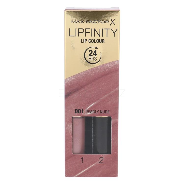 Max Factor Lipfinity 24HRS Lip Colour Rtěnka pro ženy 4,2 g Odstín 001 Pearly Nude
