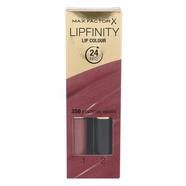 Max Factor Lipfinity Lip Colour Rtěnka pro ženy 4,2 g Odstín 350 Essential Brown
