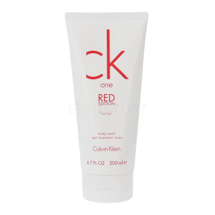 Calvin Klein CK One Red Edition For Her Sprchový gel pro ženy 200 ml