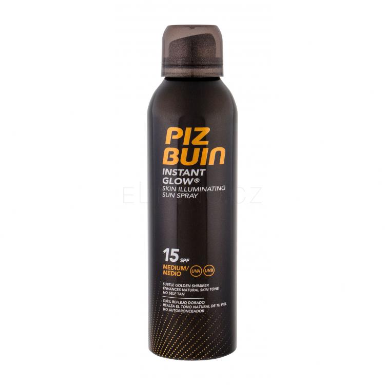 PIZ BUIN Instant Glow Spray SPF15 Opalovací přípravek na tělo pro ženy 150 ml