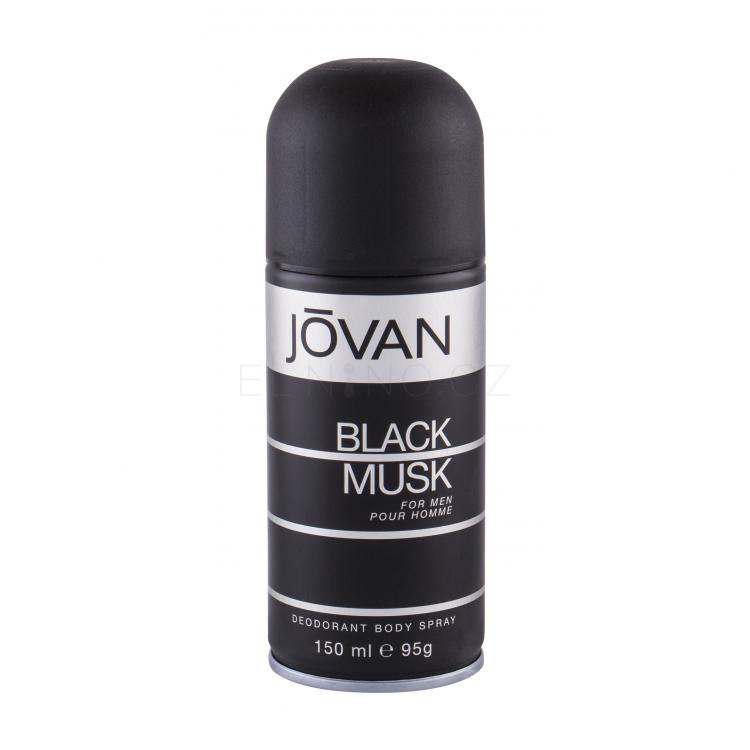 Jövan Musk Black Deodorant pro muže 150 ml