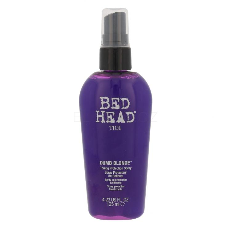 Tigi Bed Head Dumb Blonde Toning Protection Spray Pro tepelný styling pro ženy 125 ml