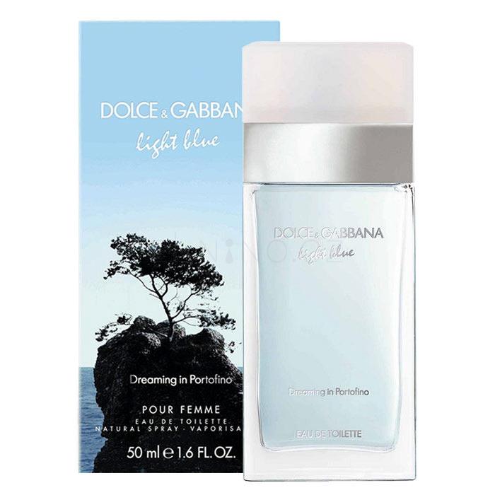 Dolce&amp;Gabbana Light Blue Dreaming in Portofino Toaletní voda pro ženy 100 ml poškozená krabička